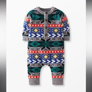 HANNA ANDERSSON Baby Infant Holiday One Piece Romper | Size 0-3 Months